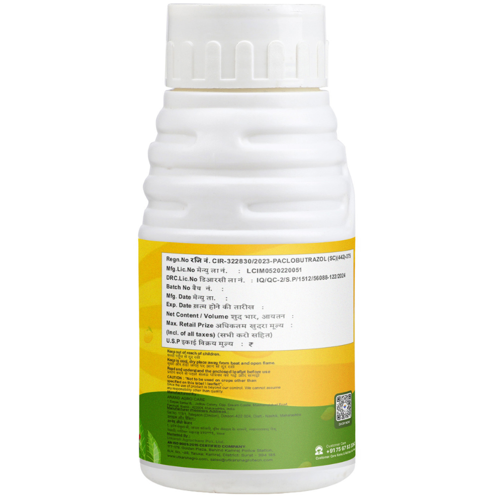 CulStar - Paclobutrazol 23% SC Plant Growth Regulator | Controls Tree Vigor & Enhances Flowering | Improves Yield & Fruit Quality