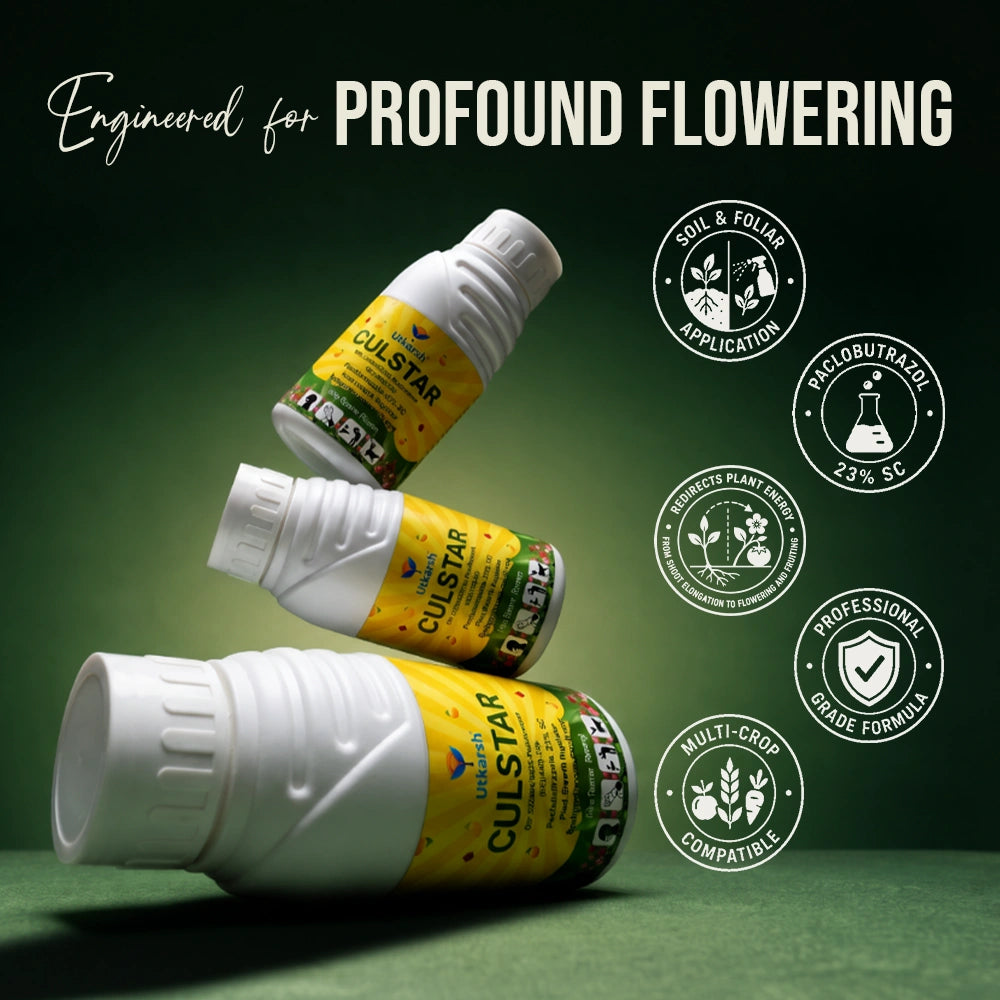 CulStar - Paclobutrazol 23% SC Plant Growth Regulator | Controls Tree Vigor & Enhances Flowering | Improves Yield & Fruit Quality