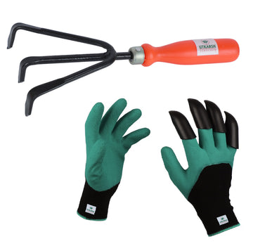 Cultivator & ABS Gloves- Set of 2 Items