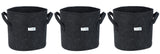 400 GSM Geotextile Fabric Growbags- Dark Grey, Pack of 3 - Utkarsh Agrochem Pvt ltd. 
