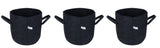 400 GSM Geotextile Fabric Growbags- Dark Grey, Pack of 3 - Utkarsh Agrochem Pvt ltd. 