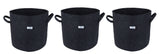 400 GSM Geotextile Fabric Growbags- Dark Grey, Pack of 3 - Utkarsh Agrochem Pvt ltd. 