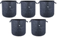 400 GSM Geotextile Fabric Growbags- Dark Grey, Pack of 5 - Utkarsh Agrochem Pvt ltd. 