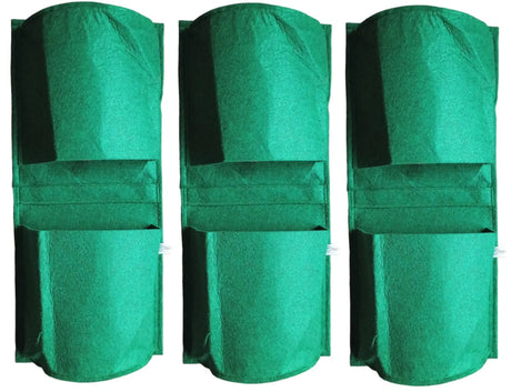 400 GSM Double-Side Balcony Geo Fabric Pocket Growbags - Utkarsh Agrochem Pvt ltd. 