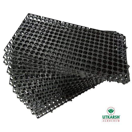 Garden Drainage Cell Mats (Thickness: 20 mm) Terrace, Kitchen, Indoor-Outdoor| Heavy-Duty, Highly Durable Polypropylene Water Drainage Mat - Utkarsh Agrochem Pvt ltd. 