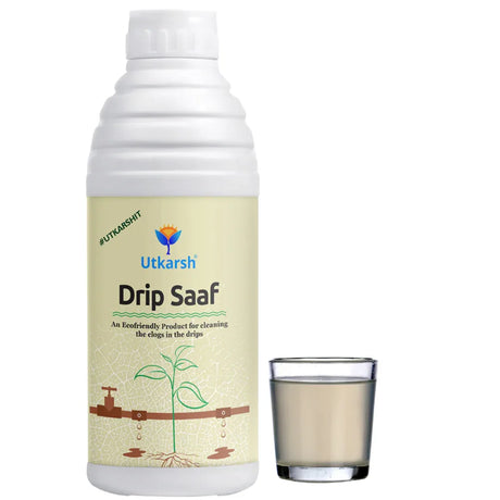 Drip Saaf (Eco-Friendly Product for Cleaning Drip System | Biodegrades Organic Stuffs in the Drips) - Utkarsh Agrochem Pvt ltd. 