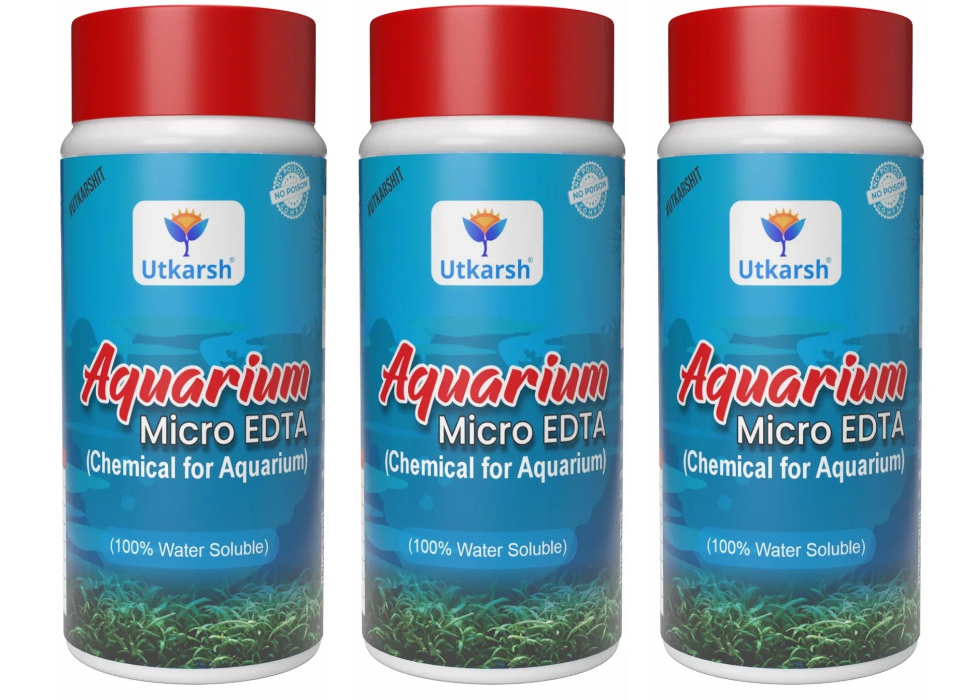 Aquarium EDTA Micro (CSMB) Mix (EDTA Chelated 100% Water Soluble Aquarium Chemical), Provides Robust Growth to Aquarium Plants, Enhances Nutrient Uptake, Safe & Non-toxic - Utkarsh Agrochem Pvt ltd. 