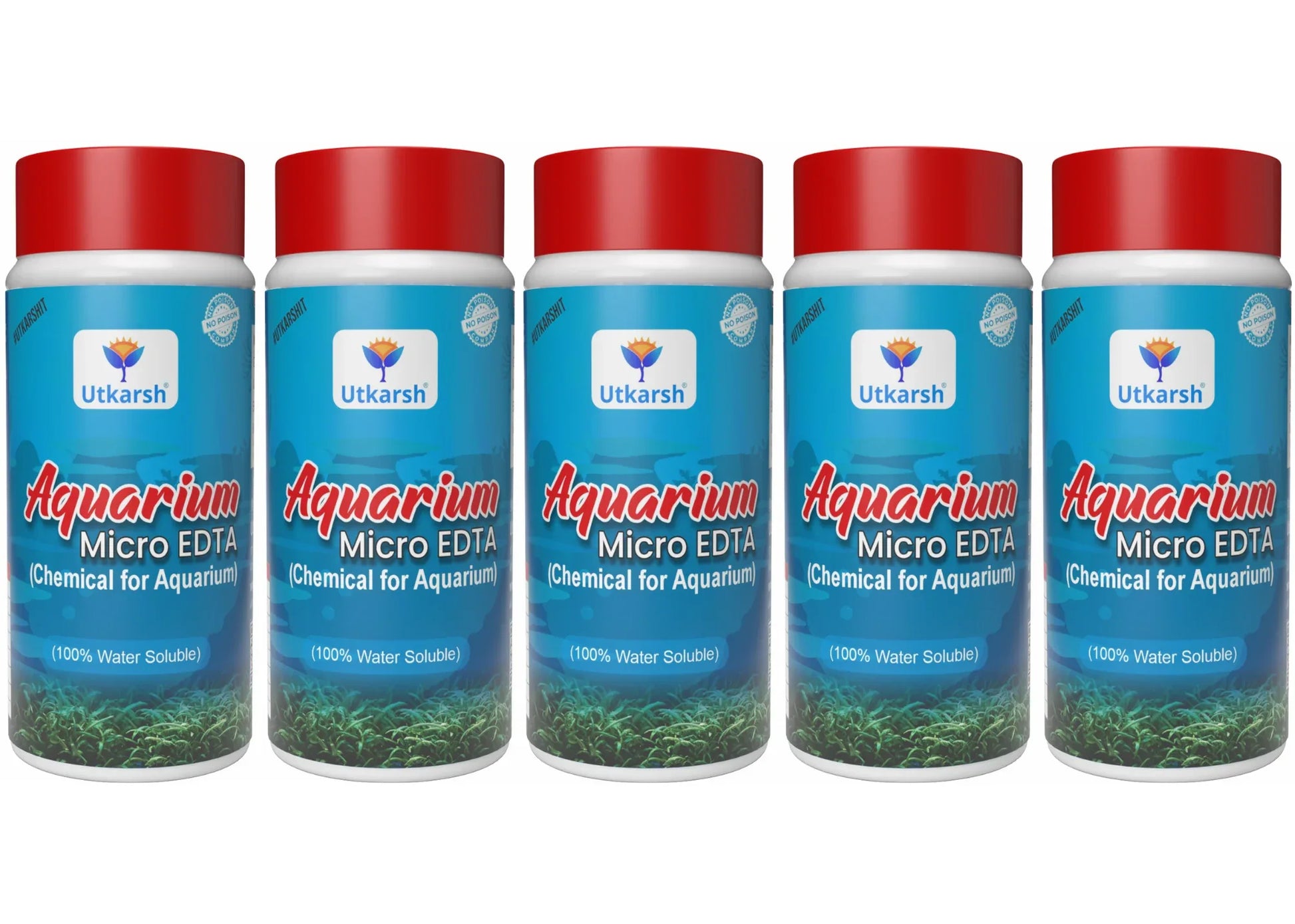 Aquarium EDTA Micro (CSMB) Mix (EDTA Chelated 100% Water Soluble Aquarium Chemical), Provides Robust Growth to Aquarium Plants, Enhances Nutrient Uptake, Safe & Non-toxic - Utkarsh Agrochem Pvt ltd. 