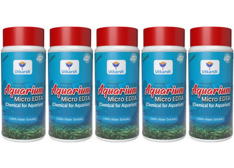Aquarium EDTA Micro (CSMB) Mix (EDTA Chelated 100% Water Soluble Aquarium Chemical), Provides Robust Growth to Aquarium Plants, Enhances Nutrient Uptake, Safe & Non-toxic - Utkarsh Agrochem Pvt ltd. 