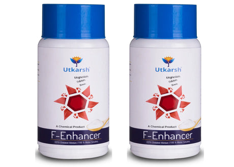 F-Enhancer - EDTA Chelated Mix - Calcium, Magnesium, Boron (100 % Water Soluble Chemical for Foliar Spray) - Utkarsh Agrochem Pvt ltd. 