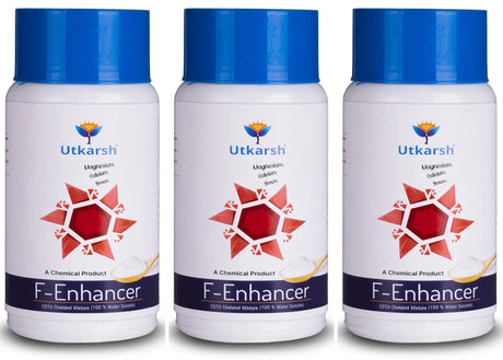 F-Enhancer - EDTA Chelated Mix - Calcium, Magnesium, Boron (100 % Water Soluble Chemical for Foliar Spray) - Utkarsh Agrochem Pvt ltd. 