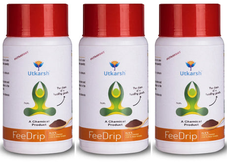 FeeDrip - Fe 6 % EDDHA Chelated (100 % Water Soluble Chemical for Soil Application) - Utkarsh Agrochem Pvt ltd. 