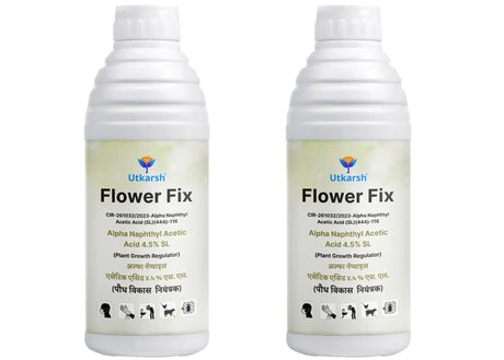 Flower Fix (Alpha Naphthyl Acetic Acid 4.5% SL) | Plant Growth Regulator - Utkarsh Agrochem Pvt ltd. 