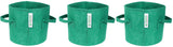 400 GSM Geotextile Fabric Growbags- Green, Pack of 3 - Utkarsh Agrochem Pvt ltd. 