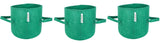 400 GSM Geotextile Fabric Growbags- Green, Pack of 3 - Utkarsh Agrochem Pvt ltd. 