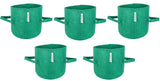 400 GSM Geo Textile Fabric Growbags- Green, Pack of 5 - Utkarsh Agrochem Pvt ltd. 
