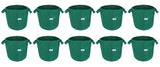 400 GSM Geotextile Fabric Growbags- Green, Pack of 10 - Utkarsh Agrochem Pvt ltd. 