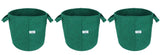 400 GSM Geotextile Fabric Growbags- Green, Pack of 3 - Utkarsh Agrochem Pvt ltd. 