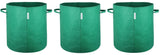 400 GSM Geotextile Fabric Growbags- Green, Pack of 3 - Utkarsh Agrochem Pvt ltd. 