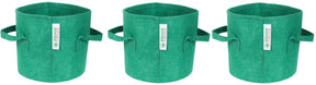 400 GSM Geotextile Fabric Growbags- Green, Pack of 3 - Utkarsh Agrochem Pvt ltd. 
