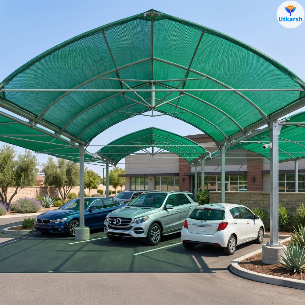 Green Shade Net – 75% UV Protection | Multipurpose Agro Net for Terrace, Garden, Greenhouse & Balcony | Protection from Sun | Indoor & Outdoor Use