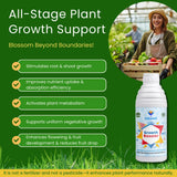 Growth Booster - Liquid Red Seaweed Extract, Plant Growth Promoter, Organic Plant Tonic for Healthy Plants, Strong Roots, More Flowers & High Yield | Indoor & Outdoor Use