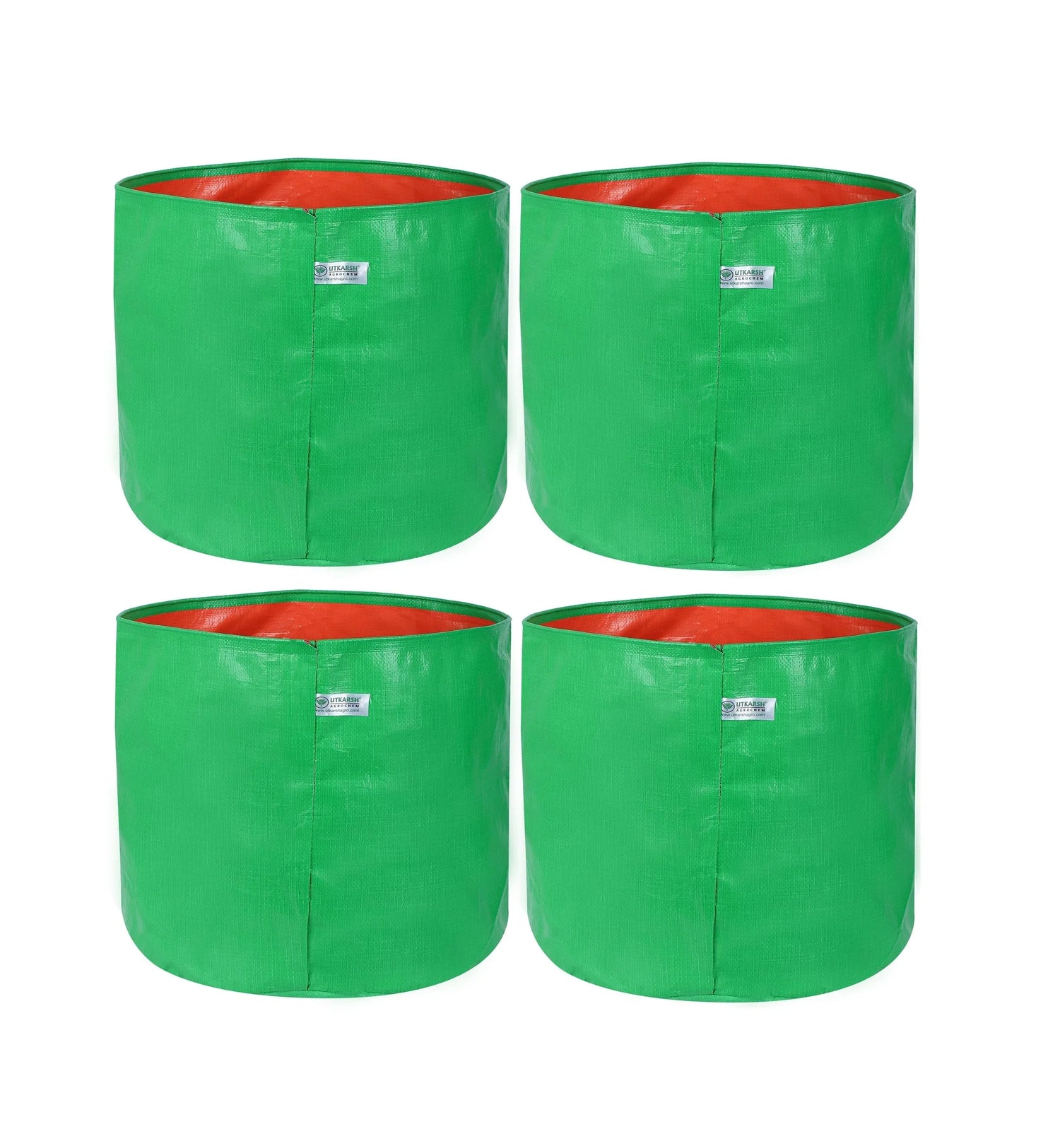 200 GSM Green HDPE Grow Bags- 12 X 12 Inch - Utkarsh Agrochem Pvt ltd. 