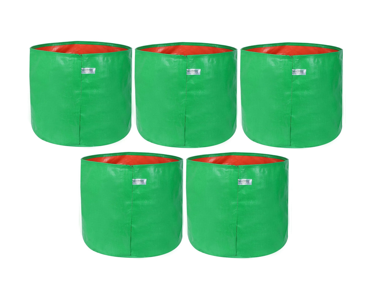 200 GSM Green HDPE Grow Bags- 12 X 12 Inch - Utkarsh Agrochem Pvt ltd. 