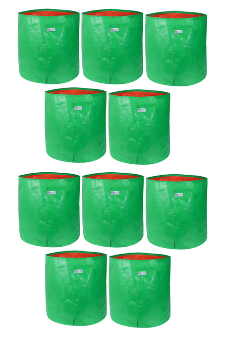 200 GSM Green HDPE Grow Bags- 12 X 15 Inch - Utkarsh Agrochem Pvt ltd. 