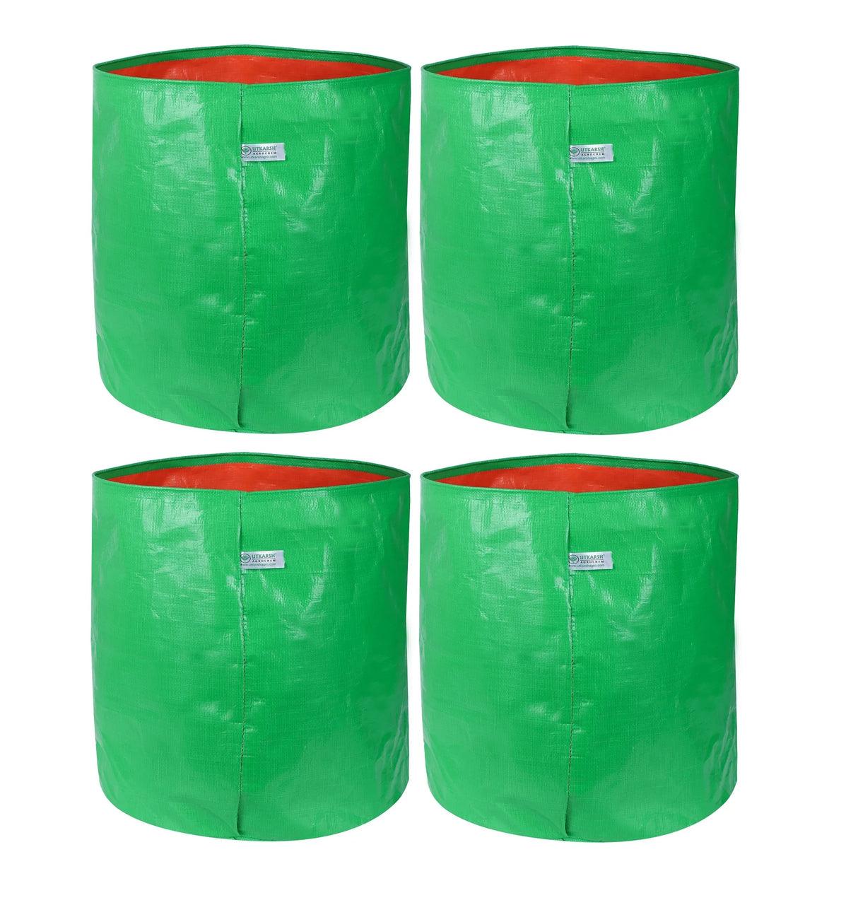 200 GSM Green HDPE Grow Bags- 12 X 15 Inch - Utkarsh Agrochem Pvt ltd. 