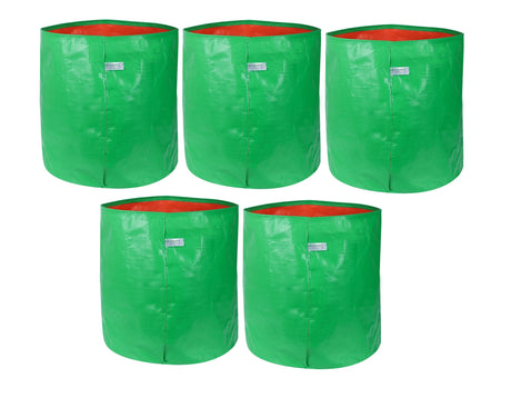 200 GSM Green HDPE Grow Bags- 12 X 15 Inch - Utkarsh Agrochem Pvt ltd. 