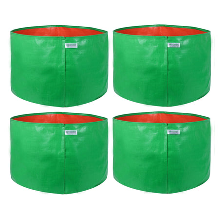 200 GSM Green HDPE Grow Bags- 15 X 12 Inch - Utkarsh Agrochem Pvt ltd. 