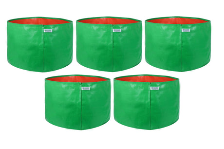 200 GSM Green HDPE Grow Bags- 15 X 12 Inch - Utkarsh Agrochem Pvt ltd. 