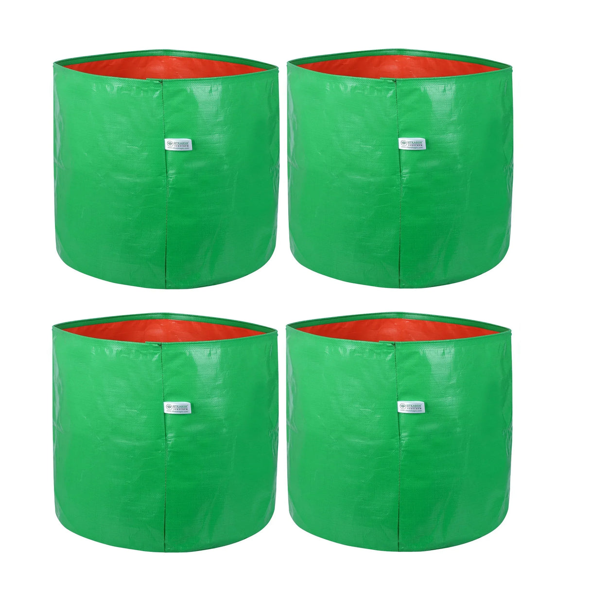 200 GSM Green HDPE Grow Bags- 15 X 15 Inch - Utkarsh Agrochem Pvt ltd. 
