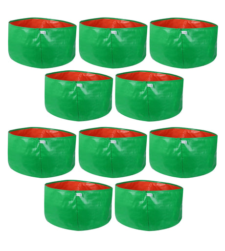 200 GSM Green HDPE Grow Bags- 18 X 12 Inch - Utkarsh Agrochem Pvt ltd. 