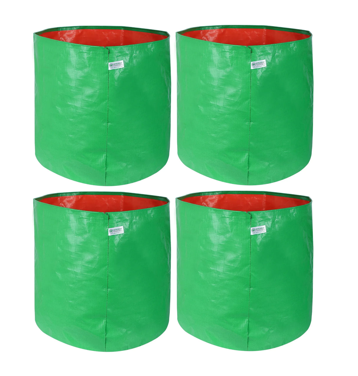 200 GSM Green HDPE Grow Bags- 18 X 18 Inch - Utkarsh Agrochem Pvt ltd. 
