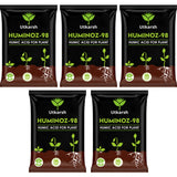 Utkarsh Huminoz-98 Humic Acid (98%) for Plants | Fertilizer for Potted Plants, Home Garden, Growth Enhancer, Soil Conditioner, Improves Root System