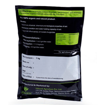 Utkarsh Huminoz-98 (900 gm) (Biologically Activated Humic Acid 98% for Plant) Bio stimulant Fertilizer