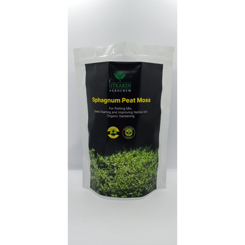 Utkarsh Sphagnum Peat Moss (For Potting Mix, Seed Starting and Improving Native Soil, Organic Gardening)
