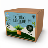 Utkarsh 5-in-1 Soil Less Potting Mixture- Makes 10Kg Fluffy Soil for Plants Home Garden | 3.75 Kg Dry Items- Cocopeat, Vermiculite, Neem Khad, Organic Compost & Perlite - Potting Soil Mix for Plants