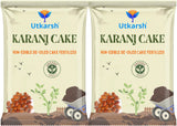 Karanj Cake | Pongamia Cake Powder | Organic Fertilizers Manure for Gardening, All Types of Plants, Flowers, Vegetables & Lawn - Utkarsh Agrochem Pvt ltd. 