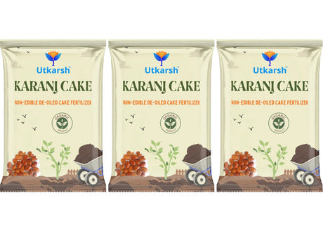 Karanj Cake | Pongamia Cake Powder | Organic Fertilizers Manure for Gardening, All Types of Plants, Flowers, Vegetables & Lawn - Utkarsh Agrochem Pvt ltd. 