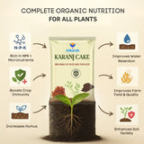 Karanj Cake | Pongamia Cake Powder | Organic Fertilizers Manure for Gardening, All Types of Plants, Flowers, Vegetables & Lawn - Utkarsh Agrochem Pvt ltd. 
