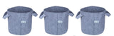 400 GSM Geotextile Fabric Growbags- Light Grey, Pack of 3 - Utkarsh Agrochem Pvt ltd. 