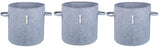 400 GSM Geotextile Fabric Growbags- Light Grey, Pack of 3 - Utkarsh Agrochem Pvt ltd. 
