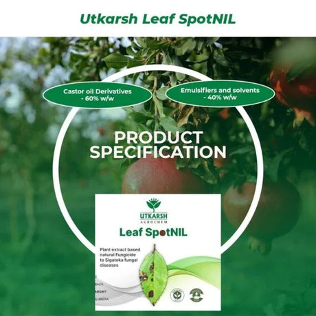 LeafspotNIL - Plant Extract-Based Natural Fungicide - Utkarsh Agrochem Pvt ltd. 