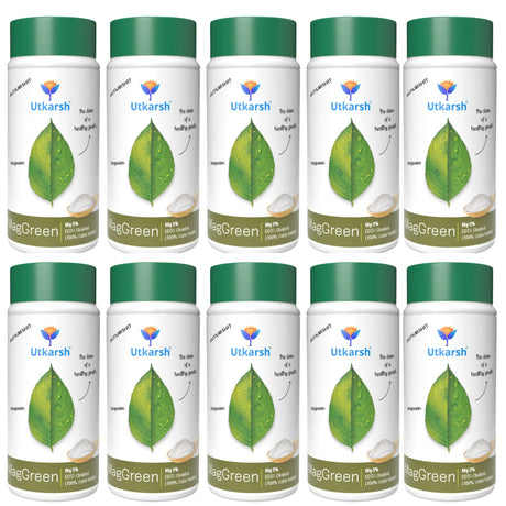 Magnesium - 5% EDTA Chelated Micronutrient, 100% Water Soluble Fertilizers for Plants, Growth Booster for Healthy Green Plants, Crops, Home Garden | MagGreen - Utkarsh Agrochem Pvt ltd. 