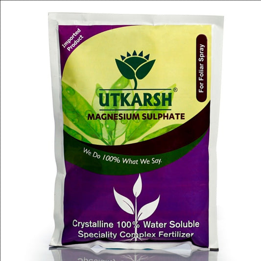 Utkarsh Magnesium Sulphate (Epsom Salt)(MgSO4.7H2O) Water Soluble Fertilizers