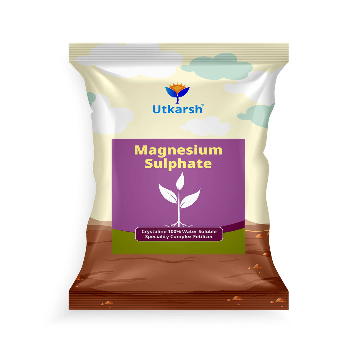Epsom Salt - Magnesium Sulphate for Plants Growth and Home Garden | 100% Water Soluble Fertilizer | Enhances Photosynthesis & Nutrient Uptake
