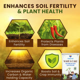 Mahua Oil Cake Fertilizer for Plants | Organic Compost Powder for Home Garden, Manure for Flowers, Vegetables & Lawn - Utkarsh Agrochem Pvt ltd. 
